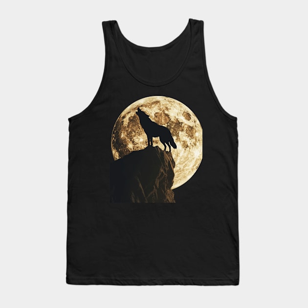 Wolf Enchanting Echoes Tank Top by xXYazzyChanArtsXx